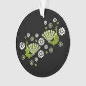 Pheasants Peacock Art Ornament (Vorderseite)