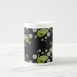 Pheasants Peacock Art Porzellantasse