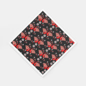 Pheasants Peacock Art Serviette (Ecke)
