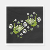 Pheasants Peacock Art Serviette (Vorderseite)