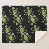 Pheasants Peacock Art Sherpadecke (Vorderseite (Horizontal))