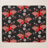 Pheasants Peacock Art Sherpadecke (Vorderseite (Horizontal))