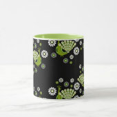 Pheasants Peacock Art Tasse (Zentrum)