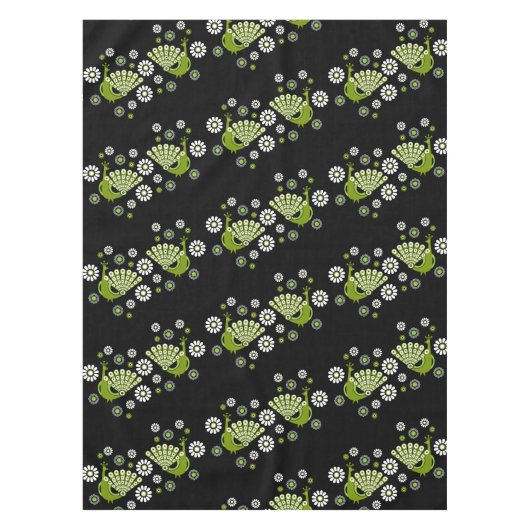 Pheasants Peacock Art Tischdecke (Vorderseite)