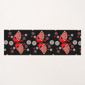 Pheasants Peacock Art Yogamatte (Vorderseite (Horizontal))