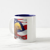 Pheasidential Fasan Zweifarbige Tasse (Vorderseite Links)