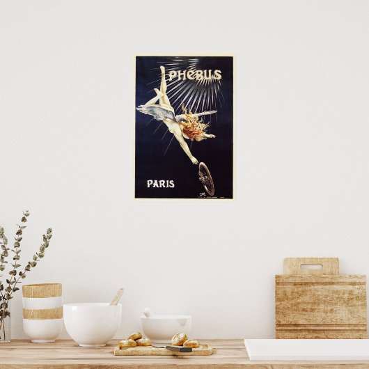 PHEBUS CYCLES 1896 Paris Poster (Küche)