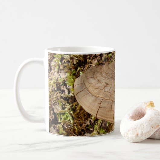 Phellinus igniarius Mushroom-Tasse Kaffeetasse (Mit Donut)