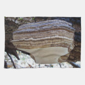 Phellinus igniarius Mushroom Teetuch Handtuch (Horizontal)