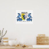Phelps-Familienwappen Poster (Küche)