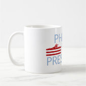 Phelps für Präsidenten Kaffeetasse (Links)