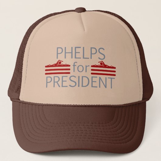 Phelps für Präsidenten Truckerkappe (Vorderseite)