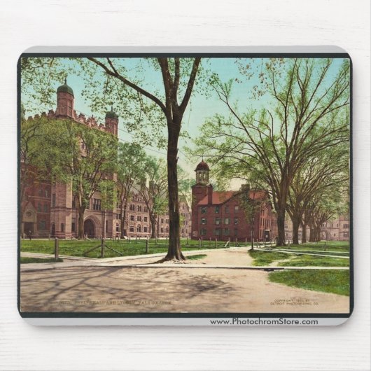 Phelps Hall und Lehrsaal, Yale-Uni seltenes Mousepad (Vorne)
