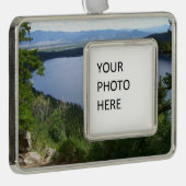 Phelps Lake I at Grand Teton National Park Rahmen-Ornament Silber (Rechts)