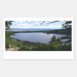 Phelps Lake I at Grand Teton National Park Rechteckiger Aufkleber