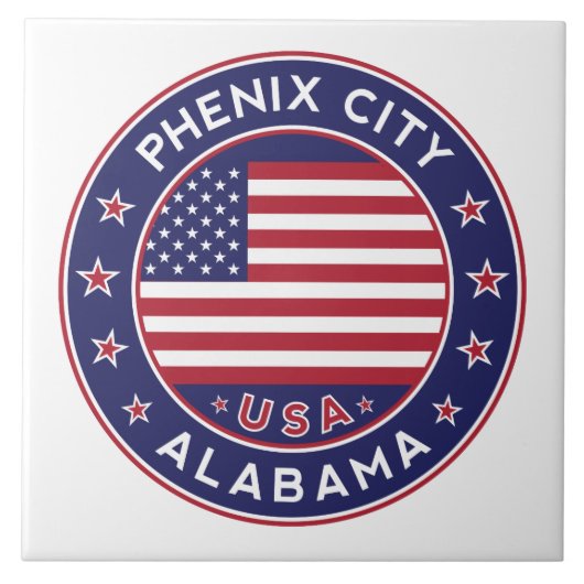 Phenix, Alabama Fliese (Vorderseite)