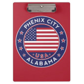 Phenix, Alabama Klemmbrett (Vorderseite)