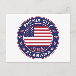 Phenix, Alabama Postkarte