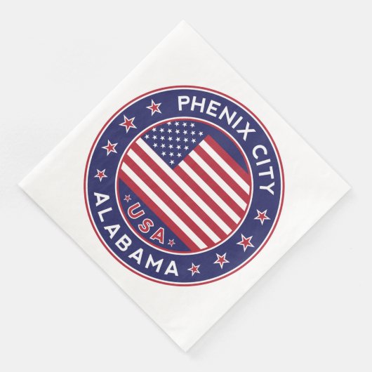 Phenix, Alabama Serviette (Ecke)