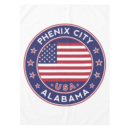 Phenix, Alabama Tischdecke (Vorderseite)