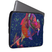 Phenomenal farbige Blume Laptopschutzhülle (Vorne Rechts)