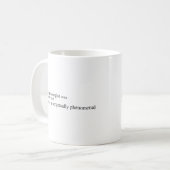 Phenomenologist T - Shirt Kaffeetasse (Vorderseite Links)