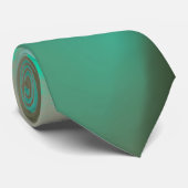 Phenomenon - Grünes Weißes Graumeer Krawatte (Gerollt)