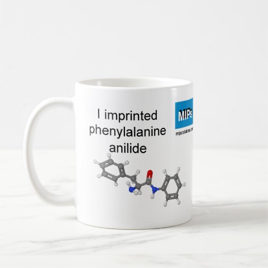 Phenylalanin-Anilid-Tasse Kaffeetasse (Links)