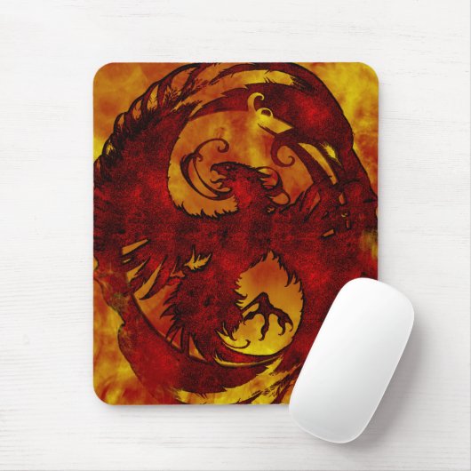 Pheonix Rising Fantasy 2 Mousepad (Mit Mouse)