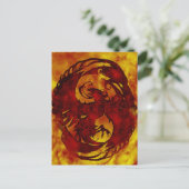 Pheonix Rising Fantasy 2 Postkarte (Stehend Vorderseite)