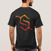 pheonix, STRIKKEN Weiß, AUS ASCHE heraus T-Shirt (Rückseite)