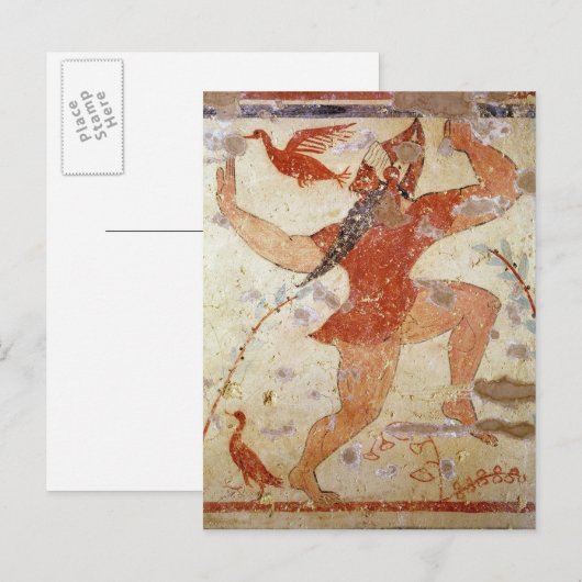 Phersu tanzen postkarte (Vorne/Hinten)