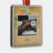 Phew denke ich, dass ich ihn verlor ornament aus metall (Rechts)