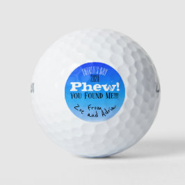 Phew! Du hast mich gefunden! Sonnentag des Vaters  Golfball