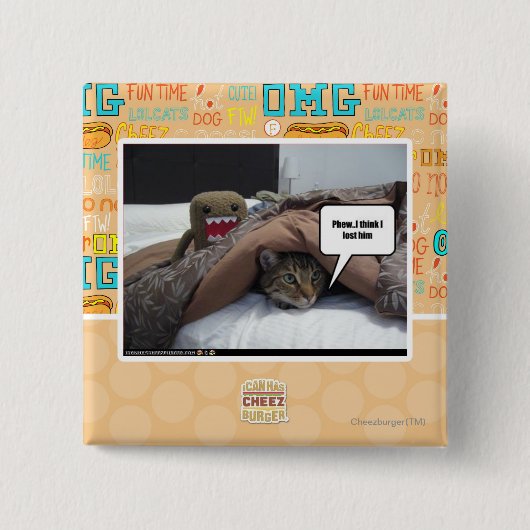 Phew Ich glaube, ich habe ihn verloren Button (Vorderseite)