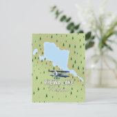 Phewa Lake Nepal Reisekarte (Stehend Vorderseite)