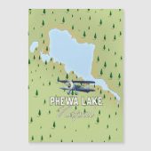 Phewa Lake Nepal Reisekarte Magnetkarte (Vorderseite)
