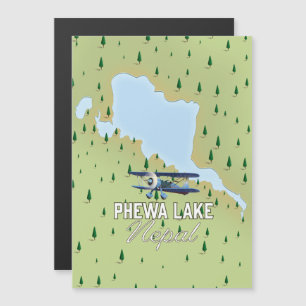 Phewa-See Nepal Reise Karte