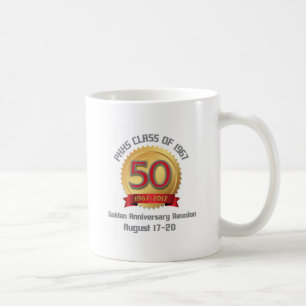 PHHS Klasse des Wiedersehen 1967 50-Year Kaffeetasse