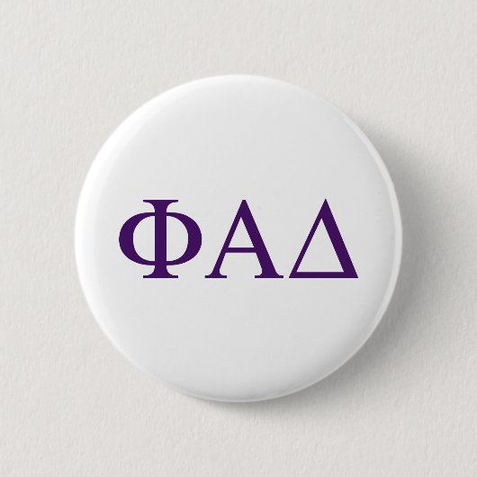 Phi Alpha Delta griechische Buchstaben Button (Vorderseite)