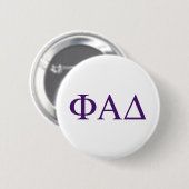 Phi Alpha Delta griechische Buchstaben Button (Vorne & Hinten)