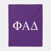 Phi Alpha Delta griechische Buchstaben Fleecedecke (Vorderseite)