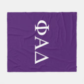 Phi Alpha Delta griechische Buchstaben Fleecedecke (Vorderseite (Horizontal))