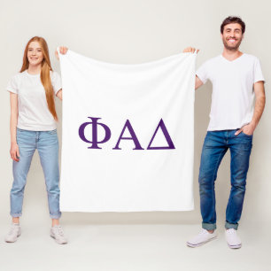 Phi Alpha Delta griechische Buchstaben Fleecedecke