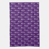 Phi Alpha Delta griechische Buchstaben Geschirrtuch (Vertikal)