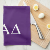Phi Alpha Delta griechische Buchstaben Geschirrtuch (Viertel Falte)