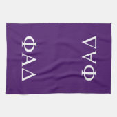 Phi Alpha Delta griechische Buchstaben Geschirrtuch (Horizontal)