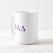 Phi Alpha Delta griechische Buchstaben Kaffeetasse (Vorderseite Links)