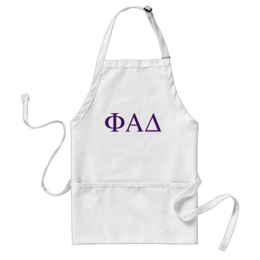 Phi Alpha Delta griechische Buchstaben Schürze (Vorne)