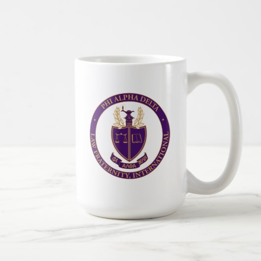 Phi Alpha Delta-Logo Kaffeetasse (Rechts)